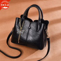 Bag Niche Design Womens Bag 2022 New Vintage Butterfly Handbag Texturized Bucket Bag Commuter Womens Crossbody Bag