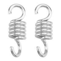 2/4pcs Hammock Chair Hanging Porch Swing Spring Heavy Duty Stainless Steel Hammock Swing Dual Swivel Hooks 6.7mm 7mm 8mm A50