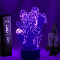 ◑☁☬ Bungo Stray Dogs Osamu Dazai Lamp for Room Decor Friend Birthday Gift Gadget Nakahara Chuya Night Light Anime Neon Light Dazai