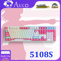 AKKO 5108S IP Co-Branded Hangzhou แป้นพิมพ์แบบมีสาย Lightning แสง RGB CS Jelly Pink Switch สลับร้อน