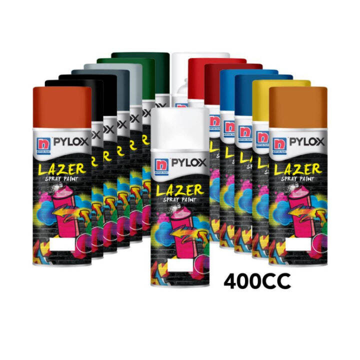 Nippon Pylox Lazer Spray Paint 400cc Spray Paint Waterproof Cat Spray