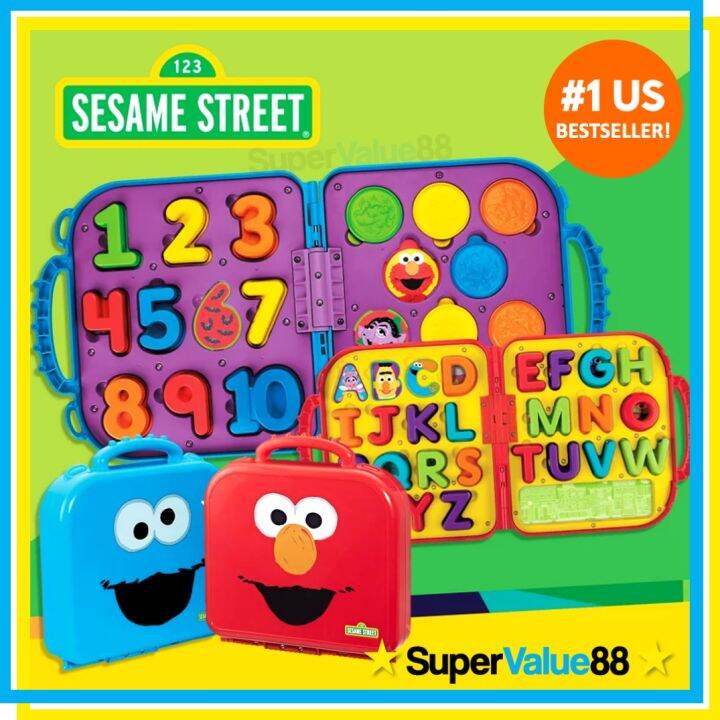 Original Sesame Street On The Go Letters & Numbers, 2-in-1 Learning Set ...
