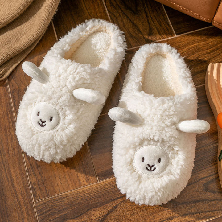 new-upgrate-cute-animal-slipper-women-girls-kawaii-fluffy-winter-warm-slippers-woman-cartoon-milk-cow-house-slippers-funny-shoesth