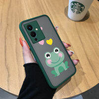 เคสโทรศัพท์ Infinix Note 12 Pro 5G Samsung Galaxy S21 FE 5G เคสออกแบบตัวการ์ตูนกบน่ารักมีน้ำค้างแข็งโปร่งใสเคสโทรศัพท์แบบแข็งกันกระแทกคลุมทั้งหลังมีกล้องปกป้องเคส