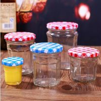 hotx【DT】 Glass Jars Canning With  Lids for Jam Honey Wedding Favors Shower Baby Foods Magnetic Spice