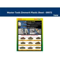 แผ่นพลาสติก Trumpeter Zimmerit (A4) สำหรับ1/35รุ่นรถถัง09972ชุดประกอบโมเดล