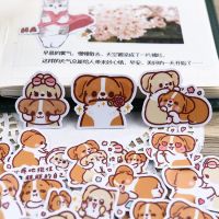 24pcs Cute Sweet Dog Hand Account Sticker Decoration Small Pattern Couple Ins Wind Hand Diary Sticker Craft Photo Albums Label Maker Tape