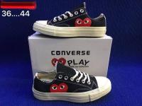 รองเท้าผ้าใบ converse jack pucell x momme des play สีดำ