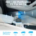 Lonzo Portable Car USB Air Purifier Hepa Filter Clean Air Anti Bacteria H13. 