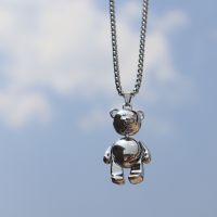 Bear Pendant Necklace Hip Hop