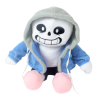 Undertale Shajiahao Sansตุ๊กตาตุ๊กตาผ้ากำมะหยี่8.6  Huggerเบาะตุ๊กตาคอสเพลย์ของขวัญ: ของเล่นAndamp; เกม