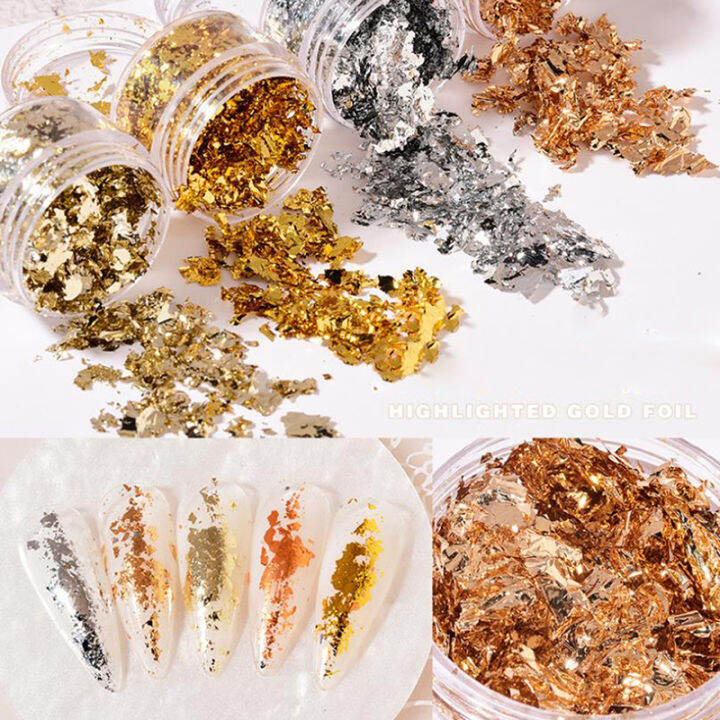 gold-leaf-flakes-gold-foil-painting-art-nail-decor-foil-paper-resin-mold-filling