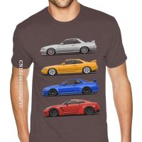 High Quality Jdm Car 80S Tees Shirt Men British Style Fashion Crewneck Man T Shirt Summer 2022 Unique Vintage Tee Shirt