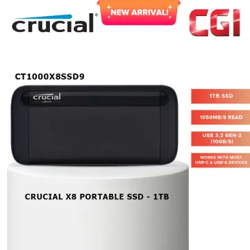 SSD portable Crucial X8 2 To, CT2000X8SSD9