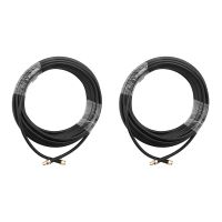 2X SMA WiFi Antenna Extension 10M SMA Male to SMA Female Low Loss RG58 Coaxial Cable Patch Lead Coax for 2G/3G/4G LTE