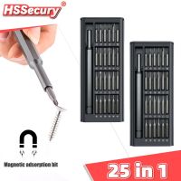 1/25แบบใน1 Schraubendreher-Satz Präzision Magnetissche Schraube Fahrer Bit Hex Bit Griff Handy Reparatur Drive Kit