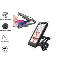 Bicycle Accessories Bike Phone Holder Adjustable Waterproof Navigation Bracket Universal Bike Moto Handle Fixed Holder for Phone