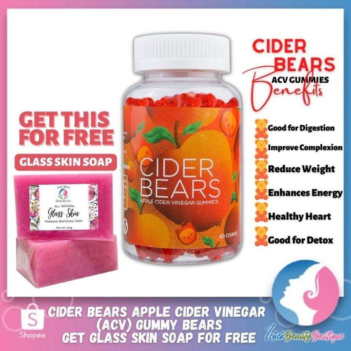 Ciderbears Apple Cider Vinegar Gummy Bears GET FREEBIES Lazada PH