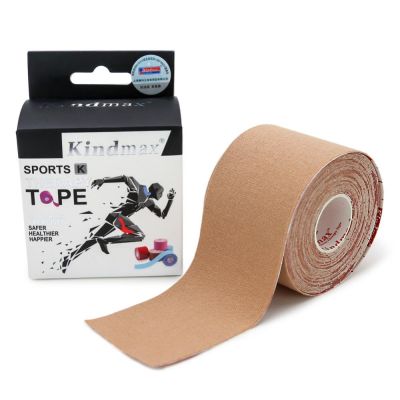 Kindmax 5cmx5m Cotton Kinesiology TapeKnee for Sport FitnessElastic Athletic Bandage Muscle