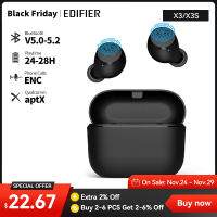 EDIFIER X3 X3S TWS Wireless Bluetooth Earphone bluetooth 5.2 voice assistant touch control voice assistant up to 28hrs playback