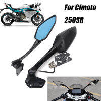 Cermin Spion Motosikal Belakang Pandangan Sisi Kiri dan Kanan Membalikkan Reflektor Cermin untuk Cfmoto CF250-66A 250SR