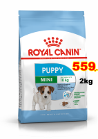 Royal canin Mini Puppy 2kg. สำหรับลูกสุนัขพันธุ์เล็ก หย่านม-8เดือน