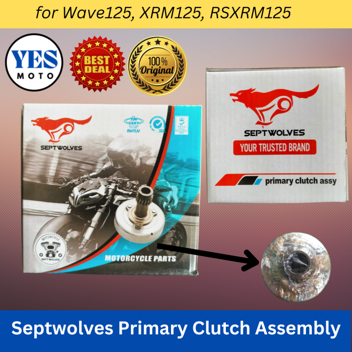 Septwolves Primary Clutch Assembly Wave 125, XRM 125, RSXRM 125 Lazada PH