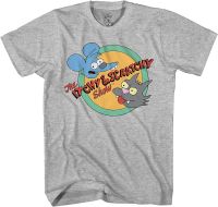 The Simpsons Itchy and Scratchy Show Logo T-Shirt for Adults