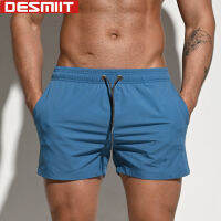 Elastic Beach Mens กางเกงว่ายน้ำ Desmiit ชุดว่ายน้ำว่ายน้ำกางเกงว่ายน้ำสำหรับชายชุดว่ายน้ำเซ็กซี่กางเกง Surf Board Running Sport สั้น Pants