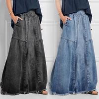 【CW】 Oversize Fashion Street Skirt 2022 A Denim Waist Women  39;s