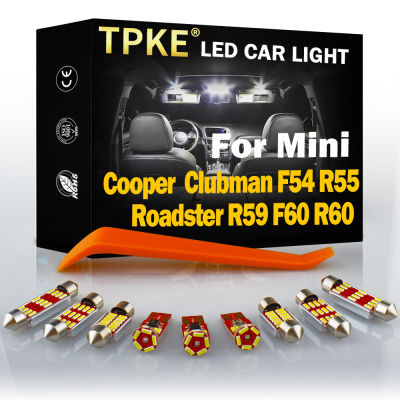 TPKE Canbus Car LED Interior Light Kit For Mini Cooper R50 R53 R56 F55 F56 R58 F57 R57 R52 Clubman F54 R55 Roadster R59 F60 R60