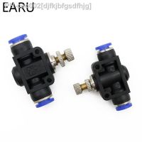 Throttle Valve SA 4-12mm Air Flow Speed Control Valve Tube Water Hose Pneumatic Push In Fittings Plastic Joint