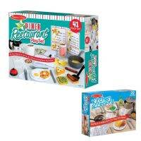 [41ชิ้น]อุปกรณ์ไดเนอร์ อุปกรณ์ครัว Melissa &amp; Doug Diner Restaurant Accessory  หลากรุ่น 5188/9304 เมนู เครื่องครัว เสริฟกาแฟ เงิน ถ้วยจาน อุปกรณ์ครบ 41 ชิ้น