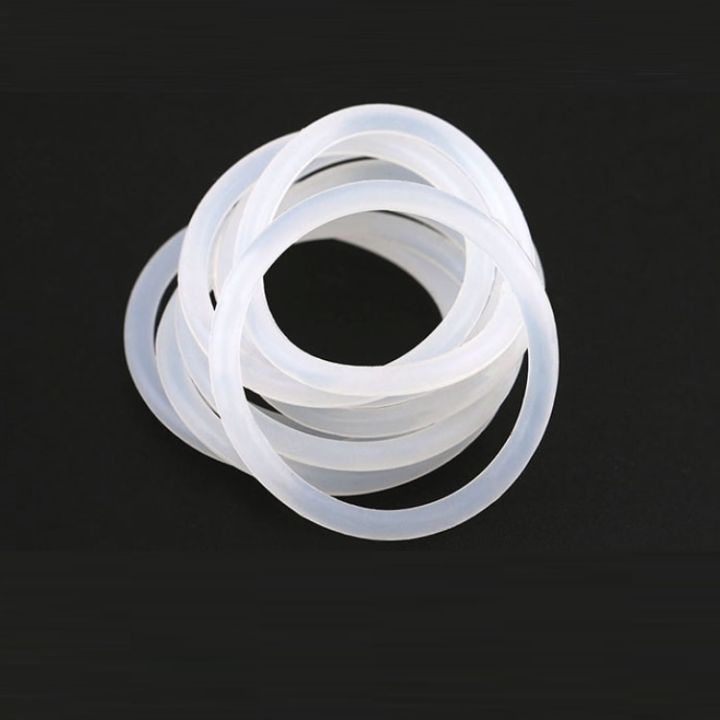 ปะเก็นยางกันน้ำ2มม-วงแหวนกลม19มม-รูปทรงเครื่องซักผ้าซิลิโคน80มม-สีไม่เป็นพิษสีขาว5มม-ความหนาของซีล-o-vmq-สีขาว-cs-white-od-19mm-2mm