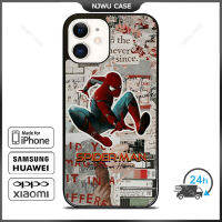 Amazing Spiderman Far From Home Phone Case for iPhone 14 Pro Max / iPhone 13 Pro Max / iPhone 12 Pro Max / XS Max / Samsung Galaxy Note 10 Plus / S22 Ultra / S21 Plus Anti-fall Protective Case Cover