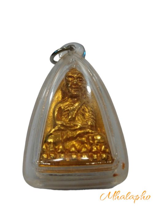 thai-amulets-หลวงปู่ทวด-เนื้อทองดอกบวบ-ด้านหลังพิมพิ์หลวงปู่ทิมวัดละหานไร่-องค์พระสวยมาก