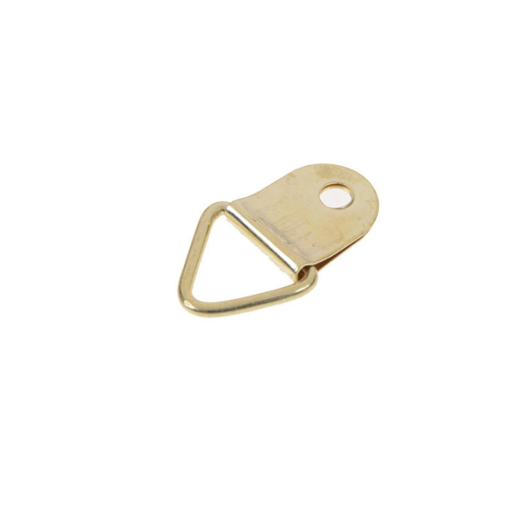 baoda-10pcs-d-ring-hooks-ทองเหลืองสามเหลี่ยมภาพกรอบรูปแขวนผนัง