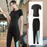 [COD] Wholesale Ladies Four Gym Training Clothing Stretch Breathable Trousers