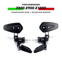 กระจกสำหรับคาวาซากิมองหลัง HD ป้องกันแสงสะท้อนสำหรับรถจักรยานยนต์ Z900 Z800ชิ้นส่วนกระจกด้านข้างแฮนด์การ์ดคลัตช์เบรก Z1000