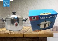 หม้อซุป แสตนเลส ขนาด 22 CM Ear Soup Port (Premium) หม้อ 2 หู ฟรีค่าจัดส่ง