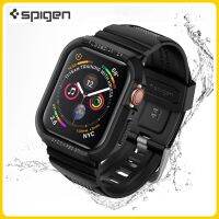 ▤ Oryginalny Spigen dla Apple iWatch okładka zegarek 7/6/5/4/3/2/SE TPU silikonowy pasek do zegarka 40mm 41mm 44mm 45mm Carbon Fiber Watch Case