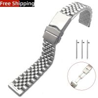 Luxury Stainless Steel Watch Band for Omega Seamaster 300 Water Ghost Bracelet Screw Remove Link Strap Solid Buckle 20mm 22 24mm