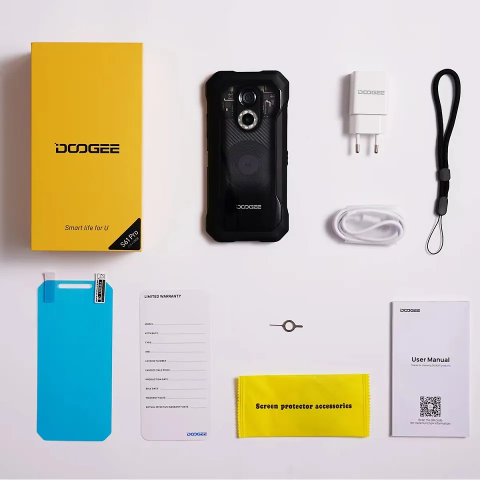 DOOGEE S61 Rugged Smartphone - 2022 Android 12 Rugged Phone - 20MP