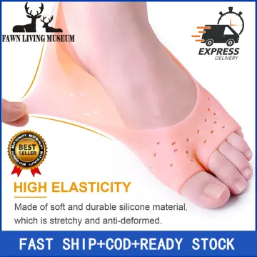 Summer Half Palm Five Fingers Socks Ladies Invisible Thin High Heel Front  Foot Open Toe Socks Women