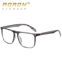 Men Eyewear Glasses Storeแฟชั่นใหม่ผู้ชายAnti-รังสีสีน้ำเงินแว่นคอมพิวเตอร์ธรรมดาเลนส์สำรองแว่นตาสำหรับผู้ชายสายตาสั้นกรอบ