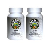 Zinc Nature Balance ซิงค์ เนเจอร์ บาลานซ์ 15 mg.ผิวที่ดี ลดปัญหาสิว ฝ้า ผมร่วง 90 แคปซูล/ขวด