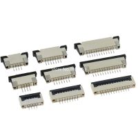 50PCS FPC Connector Socket 0.5MM/1.0MM Drawer/Clamshell Flip Upper/lower /Vertical SMD Contact 4/6/8/10/12/14/16/18/20/22/24 60P