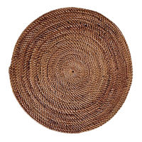 Placemat Rattan Round / ที่รองจานหวาย  ( 1ชิ้น)