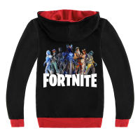 Fortnites เสื้อผ้าเด็กเด็กเกาหลีซิปแจ็คเก็ตคลุมด้วยผ้าสาวซิปเสื้อคลุมด้วยผ้าผ้าฝ้าย + โพลีเอสเตอร์เด็กคาร์ดิแกนฤดูใบไม้ผลิฤดูใบไม้ร่วงแขนยาว