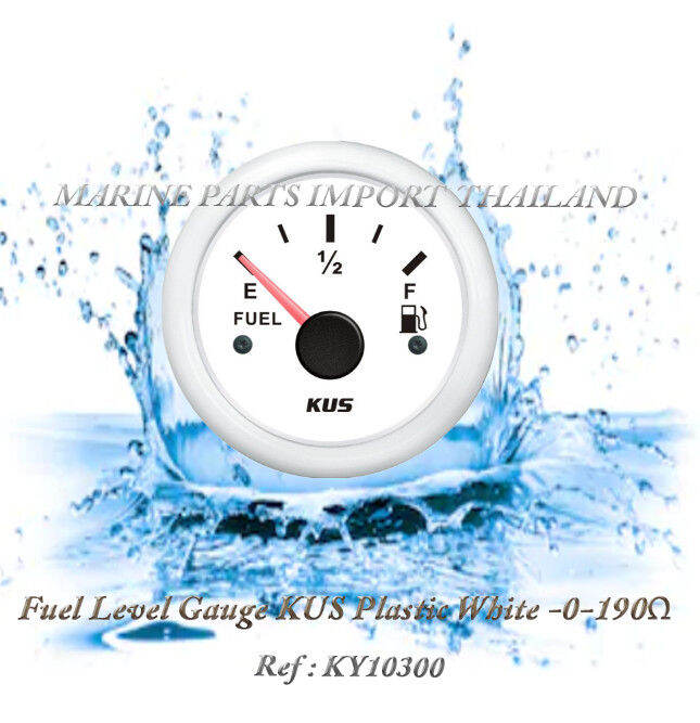 KUS Marine Fuel Level Gauge KUS Plastic White 0190Ω Lazada.co.th